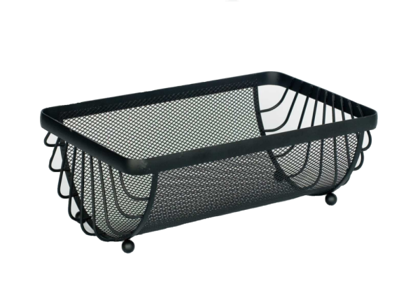 Fekete henger alakú gyümölcskosár