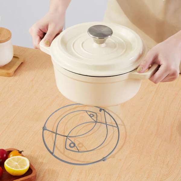 Szürke halacska mintás hőálló edényalátét