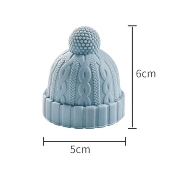 Télisapka alakú borzáró dugó-kék