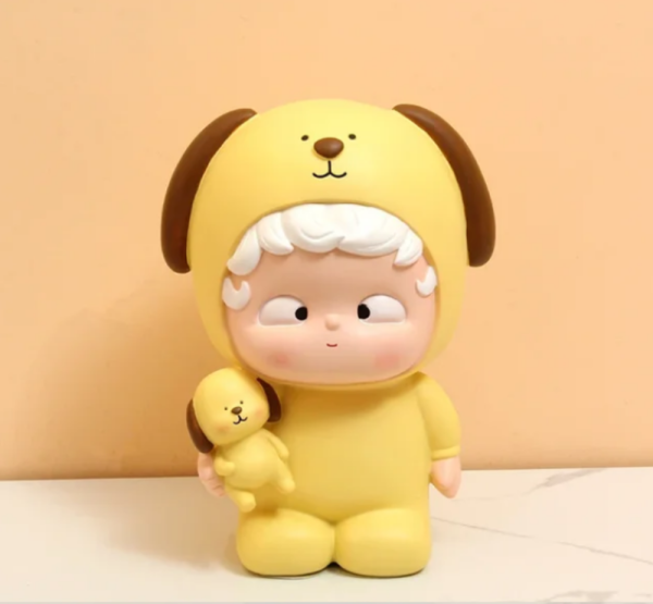 Baba kutya ruhában dekoráció