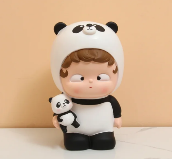 Baba panda ruhában dekoráció