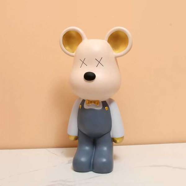 Maci dekoráció - kék (Kicsi)