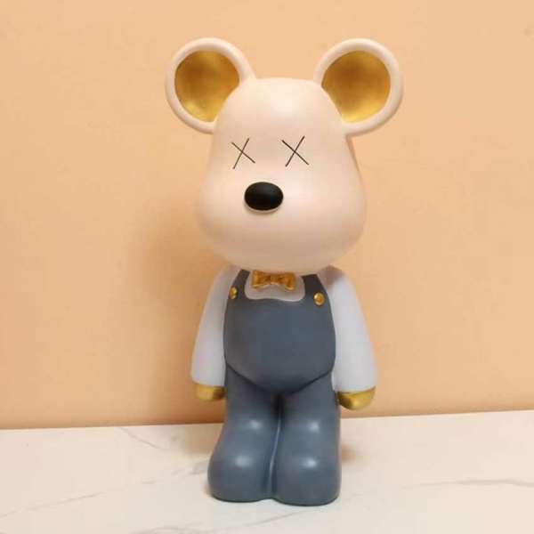 Maci dekoráció - kék (Nagy)