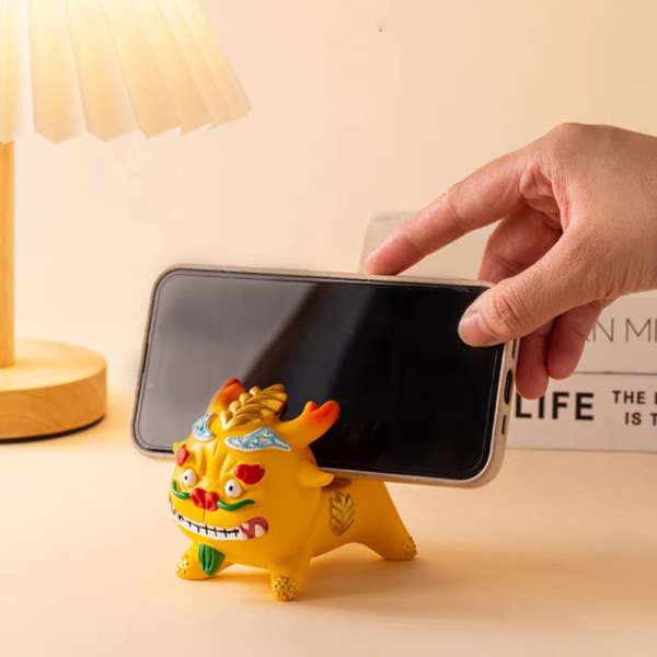 Kínai sárkány szobor - Sárga