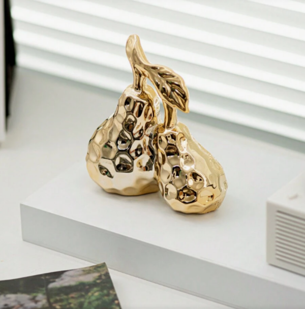 Körte alakú dekoráció - Arany