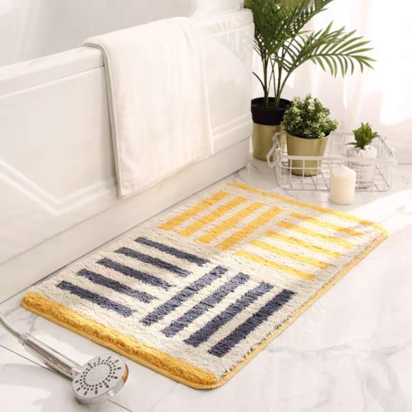 Puha szőnyeg/kádkilépő 40x60 cm - csíkos