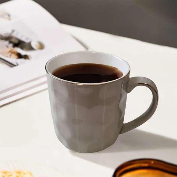 Golden gray - Aranyozott peremmel díszített bögre