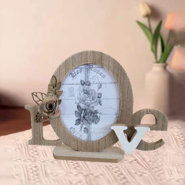 Love feliratos asztali képkeret