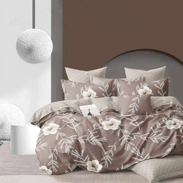 Cinnamon rose virágos 7 részes ágyneműhuzat