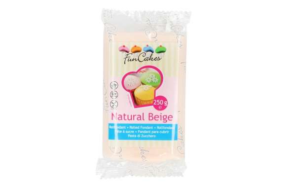 Hengerelt bőr színű - (színes fondant) Natural Beige 250 g - FunCakes