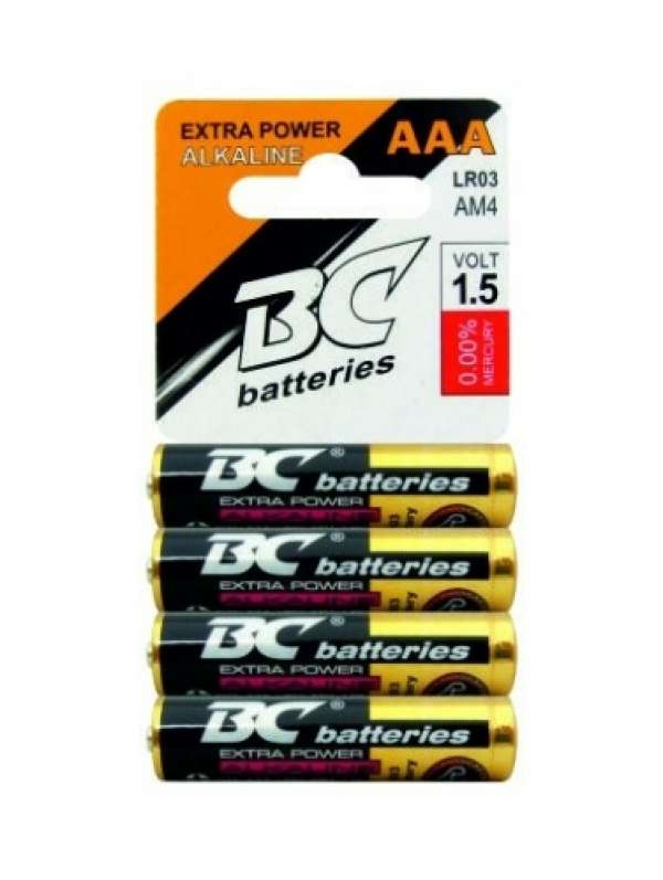 BC Extra Power Mikro Tartós Alkáli Elem AAA (LR03) B4