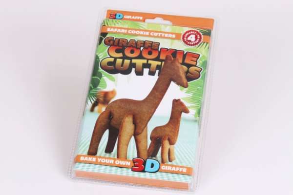 Zsiráf Formájú 3D Keksz Kiszúró