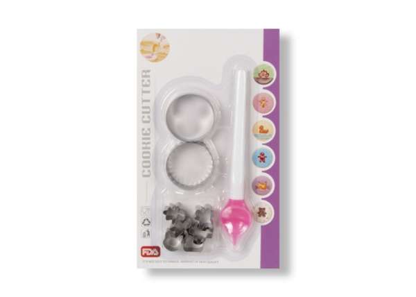 Linzer forma szett, Állatmintás – 9 kiszúró és dekor kanál