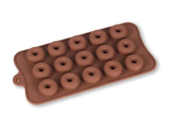 Szilikon bonbon forma – minifánk alakú, 15 adagos