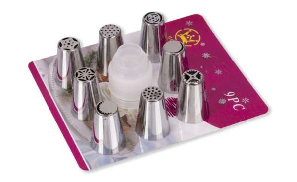 Orosz díszítőcső szett 9 részes csatlakozóval