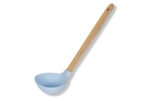 Szilikon merőkanál – Tartós fa nyél, konyhai alapdarab