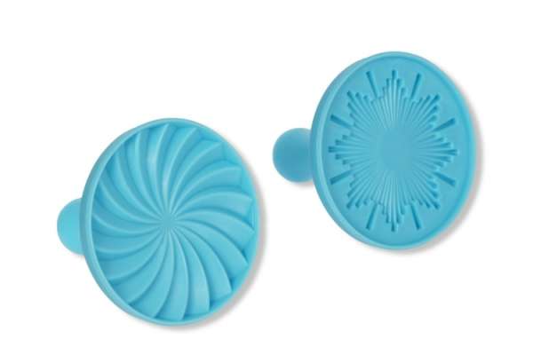 Sütipecsét Szett – Spirál és Csillag Mintával, 2 Darabos