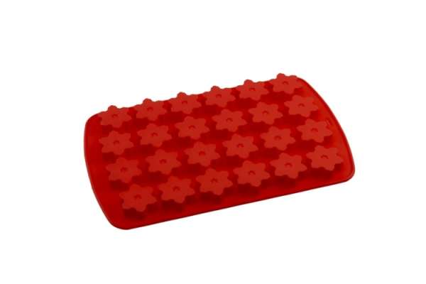 Szilikon minimuffin forma – 24 adag, hópehely dizájn, 