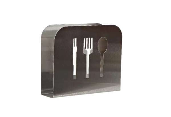 15 cm-es fém szalvétatartó