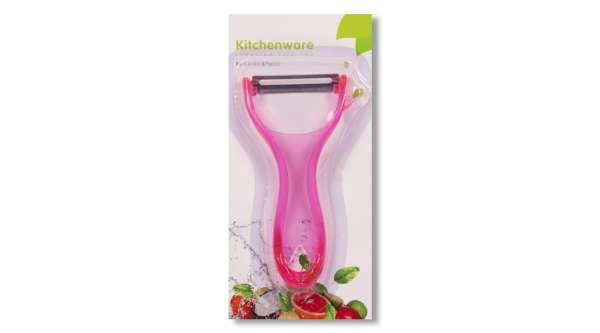 Átlátszó műanyag nyelű hámozókés