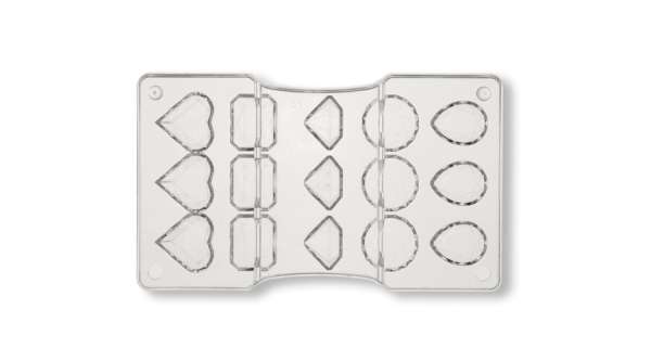 15 Adagos Ékkő Mintás Bonbon Öntőforma – Polikarbonát