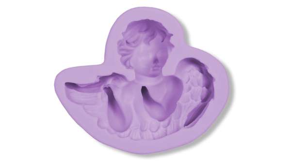 Angyalka fuvolával szilikon fondant forma