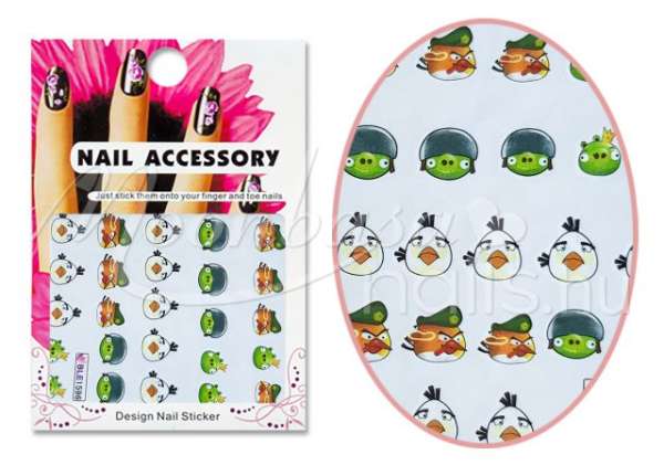 Akril hatású matrica  Angry Birds BLE1596