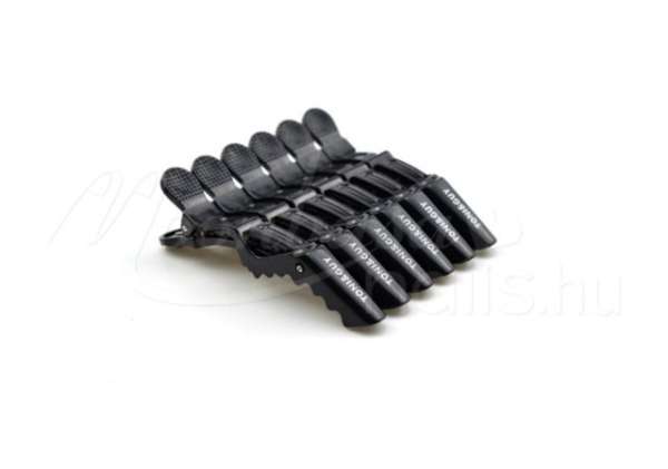 Aligátor hajcsipesz 6db Fekete 