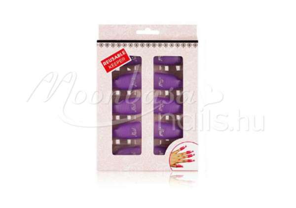 Áztató csipesz készlet 2x5db lila 