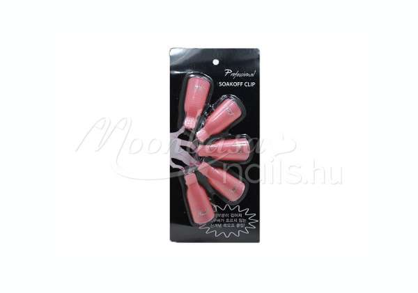 Áztató csipesz készlet 5db Rózsaszín 