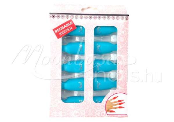 Áztató csipesz készlet 2x5db kék 