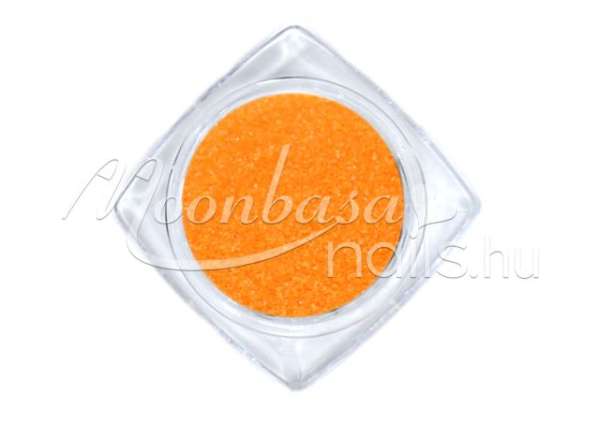 Cukorhatású neon csillámpor 5ml Világos narancs #514