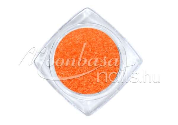 Cukorhatású neon csillámpor 5ml Sötét narancs #516