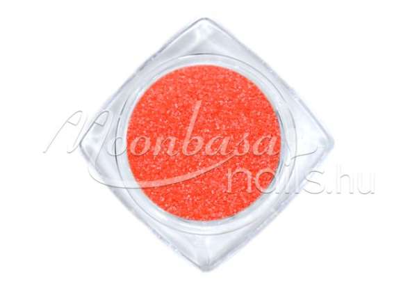 Cukorhatású neon csillámpor 5ml Korall #519