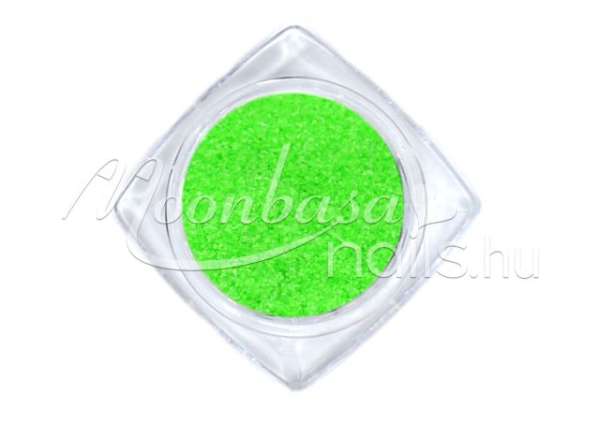 Cukorhatású neon csillámpor 5ml Zöld #511