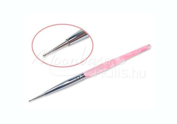 Díszítő pontozó  Rózsaszín - egyvégű #072