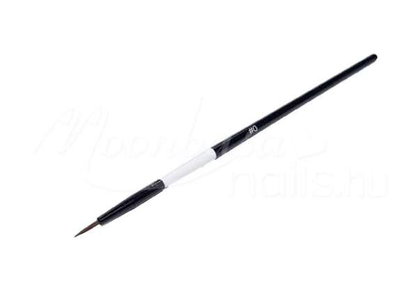 Díszitő tűhegyes ecset #0  Fekete-fehér D001-0