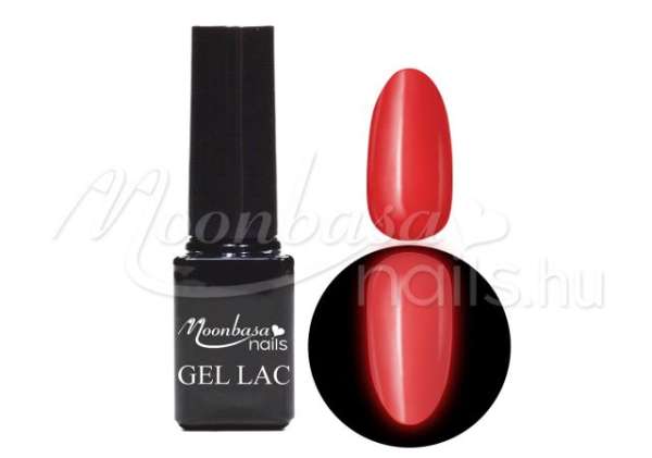 Foszforeszkáló géllakk 5ml Piros #643
