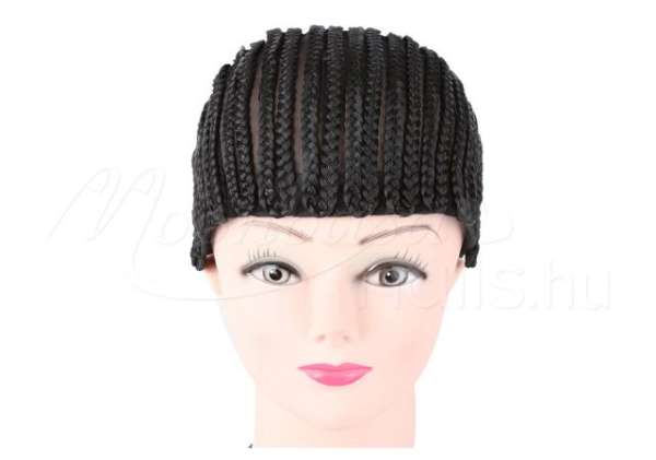 Horgolt paróka hajháló  Fekete #203