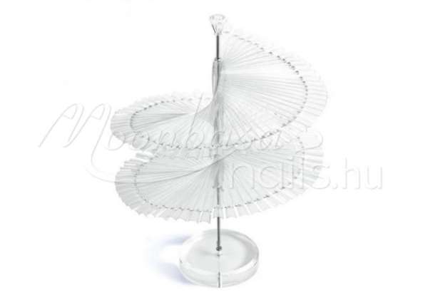 Legyező Tipállvány 120db-os  Átlátszó 