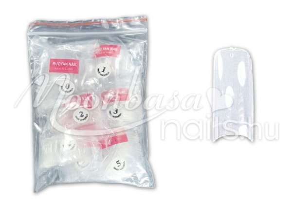 Műköröm Nail tip csomag 500db Átlátszó #004-C