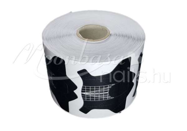 Műköröm sablon 500 db Fekete #017