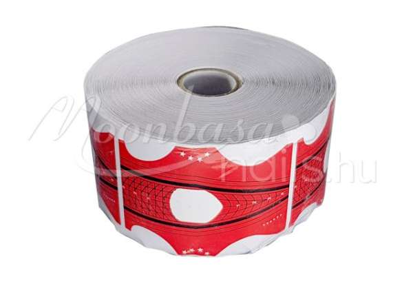 Műköröm sablon 500 db Piros #018