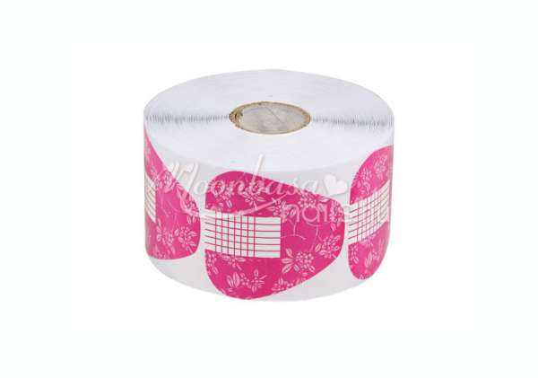 Műköröm sablon 500 db Rózsaszín #008