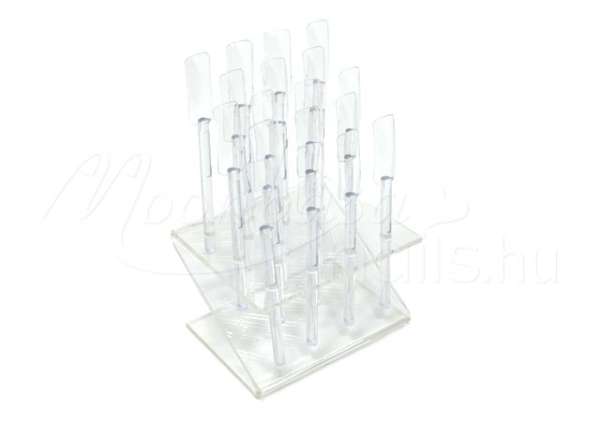 Nail art állvány 18db tippel  Átlátszó #001-18