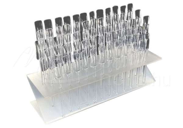 Nail art állvány 64db tippel  Átlátszó #001-64