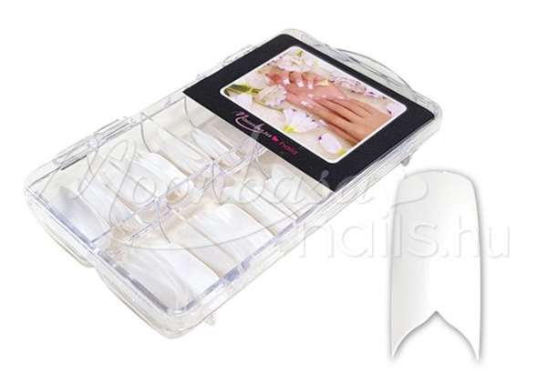 Nail tip box 100 db Fehér #007-W