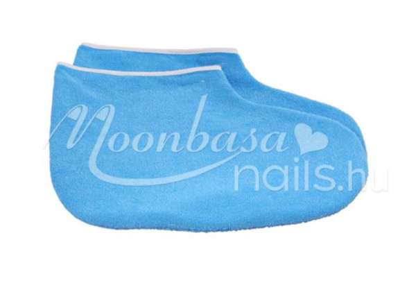 Paraffinos kézápoláshoz lábtyű 1pár/csomag Kék #042