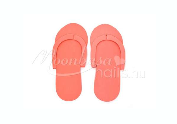 Pedikűr vendég papucs 1pár/csomag Narancs 