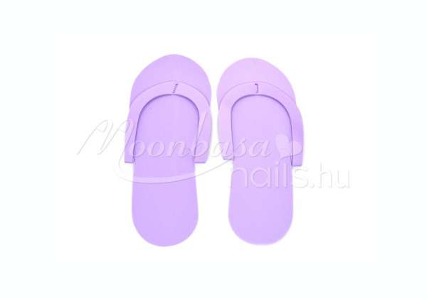 Pedikűr vendég papucs 1pár/csomag lila 